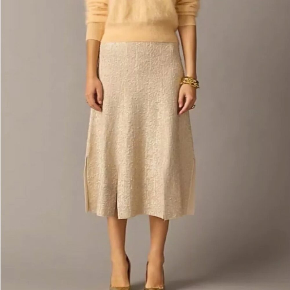 JCREW COLLECTION SEQUIN SWEATER SLIP SKIRT SZ SMALL NWT
